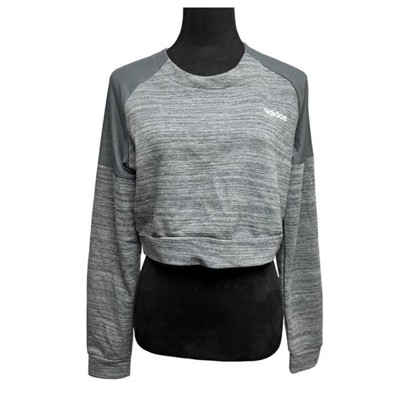 💎 Adidas Women's Xpressive Crop Sweatshirt - Picture 2 of 9